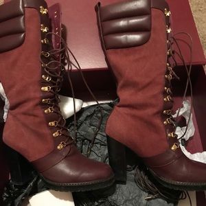 Iamjenniferle Driftwoods (Oxblood). Size 41=US 10.